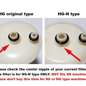 IonHiTech HGN Type Replacement Filter Compatible with HGN Water Ionizers + Cleaning Cartridge (NOT Compatible with K8 and HG Original Machines)