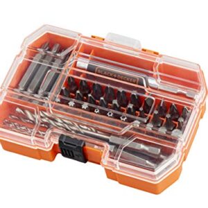 BLACK+DECKER A7234-XJ 27 Piece Drill Set, Orange