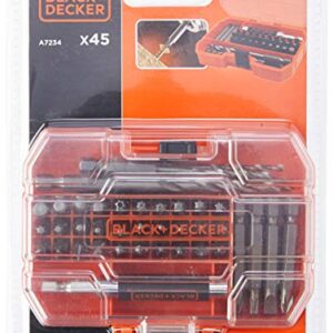 BLACK+DECKER A7234-XJ 27 Piece Drill Set, Orange