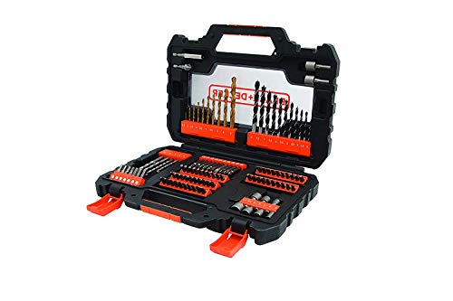 BLACK+DECKER A7230-XJ 104 Easy Grip Drill Piece Set - Black, 1-Piece