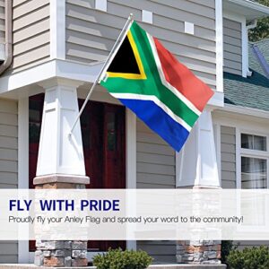 Anley Fly Breeze 3x5 Foot South Africa Flag - Vivid Color and Fade Proof - Canvas Header and Double Stitched - South African National Flags Polyester with Brass Grommets 3 X 5 Ft