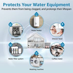 AQUACREST FXHSC Whole House Water Filter, Replacement for GE® FXHSC, GXWH40L, GXWH35F, American Plumber W50PEHD, W10-PR, Culligan® R50-BBSA, 5 Micron, 10" x 4.5", High Flow Sediment Filters, Pack of 2