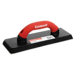 goldblatt 12" by 4-inch gum rubber float with soft handle - g02723