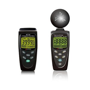 emf meters combo gauss magnetic field meter and emf rf meter detectors