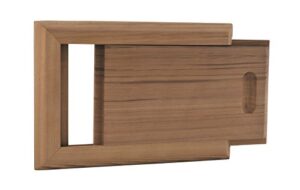 the sauna place cedar sauna air ventilation louver 4'' x 10'' for saunas adjustable sauna room air ventilation