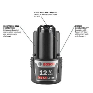 BOSCH BAT414-2PK 12V Max Lithium-Ion 2.0 Ah Battery 2-Pack