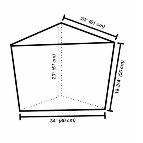 Schluter KERDI-BOARD-SB Triangular Shower Bench KBSB610TA
