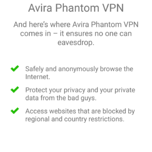 Avira Phantom VPN Pro 2017 | 1 Device | 2 Year | Download [Online Code]