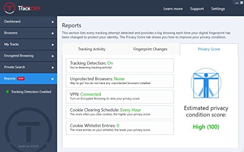 TrackOFF Elite VPN and Online Privacy Protection Software, 1 Year (3-Users)