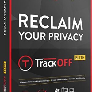 TrackOFF Elite VPN and Online Privacy Protection Software, 1 Year (3-Users)