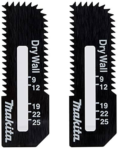 Makita High Carbon Steel B-49703 Drywall Cut-Out Saw Blade compatible with Carbon Steel (2 Pack)