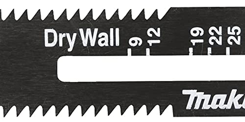 Makita High Carbon Steel B-49703 Drywall Cut-Out Saw Blade compatible with Carbon Steel (2 Pack)