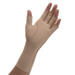 norco(tm) edema glove 3/4 finger over the wrist, left, small by mdc