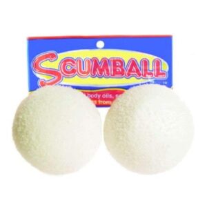 scumball surface oil absorber removes scum oils from pool spa 2 pk floating ball