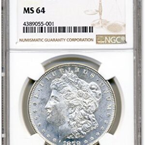 1879 S Morgan Dollar NGC MS-64