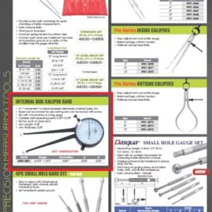 HHIP 4400-0801 Internal Dial Caliper Gage, 0.375"-1.375" Range, 0.001" Graduation