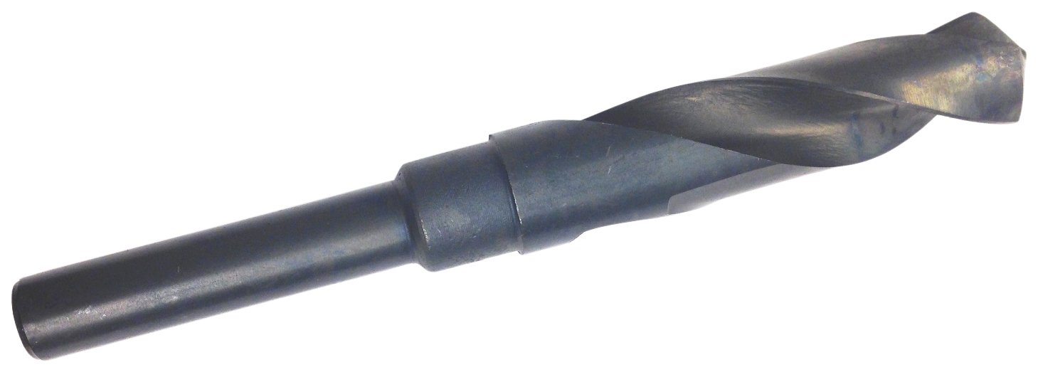 HHIP 5000-0050 17/32" High Speed Steel Silver and Deming Drill, 118 Degree Drill Point, 1/2" Straight Shank, 6" OAL