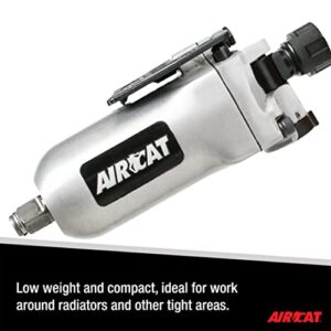 AIRCAT Pneumatic Tools 1320: 3/8-Inch Butterfly Impact Wrench with Built-In Air Inlet100 ft-lbs