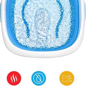 Homedics Compact Pro Spa Collapsible Footbath with Heat | Vibration Massage, ACU-Node Surface, Heat Maintenance | Improves Circulation, Soothe Tired Muscles, Collapsible Tub for Easy Storage