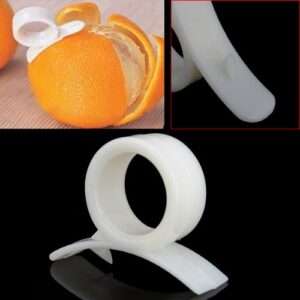 2 x orange opener peeler cutter plastic lemon fruit skin remover