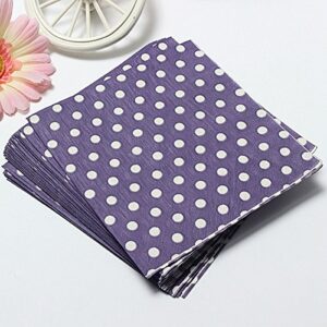 20 PCS Colorful Polka Dots Paper Napkins 2 Layers Party Banquet