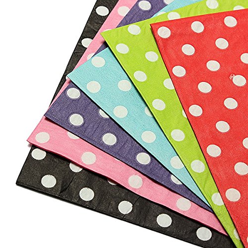 20 PCS Colorful Polka Dots Paper Napkins 2 Layers Party Banquet