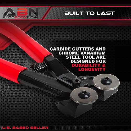 ABN Glass & Ceramic Tile Nippers, Premium Carbide Cutting Wheels and Comfort Grip Handle