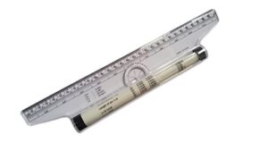 actopus 12-inch plastic parallel rolling ruler 30cm for architects, students