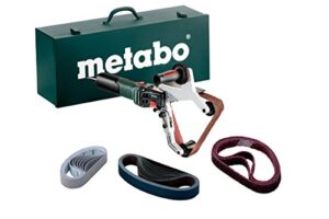 metabo 7" variable speed pipe/tube sander kit | 1,650-5,500 ft/min | 13.5 amp w/lock-on | accessory set | rbe 15-180 set