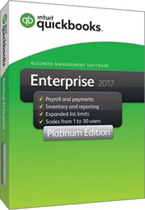 quickbooks enterprise 2017 platinum edition, 8-user (1-year subscription)