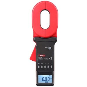 uni-t ut276a+/ ut278a+ clamp earth ground tester, 4 digits lcd display leakage current 30a earth ground resistance 1200Ω cat iii 300v ce, rohs (ut276a+)