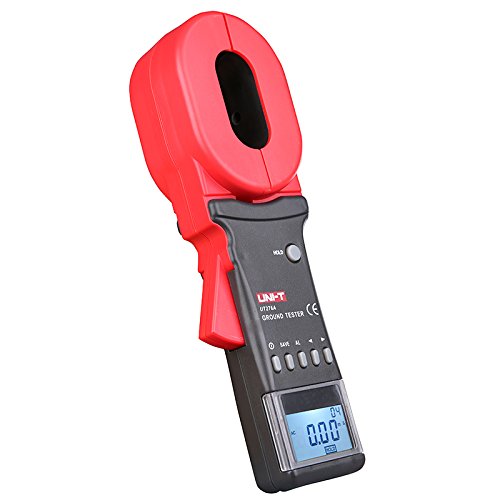 UNI-T UT276A+/ UT278A+ Clamp Earth Ground Tester, 4 Digits LCD Display Leakage Current 30A Earth Ground Resistance 1200Ω CAT III 300V CE, RoHS (UT276A+)