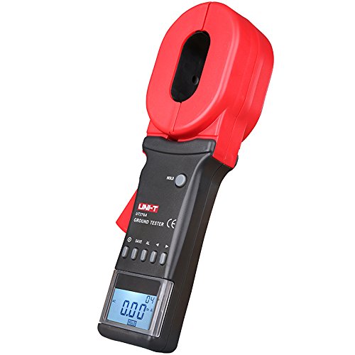 UNI-T UT276A+/ UT278A+ Clamp Earth Ground Tester, 4 Digits LCD Display Leakage Current 30A Earth Ground Resistance 1200Ω CAT III 300V CE, RoHS (UT276A+)