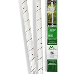 MASTER MARK TreeMaster Spiral Tree Protector, Plastic Tree Guard, Tree wrap, Tree bark Protection, Tree Tubes, 24" (2 Pack)