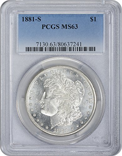 1881-S Morgan Silver Dollar MS63 PCGS