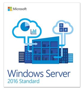 microsoft windows server 2016 standard 64-bit - box pack - 5 cal