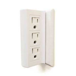 Cable Matters 2-Pack 6 Outlet Splitter Grounded Side Access Outlet Extender Wall Tap