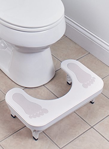 Viatek Consumer EZ-Go Toilet Stool Ergonomic Restroom Aid