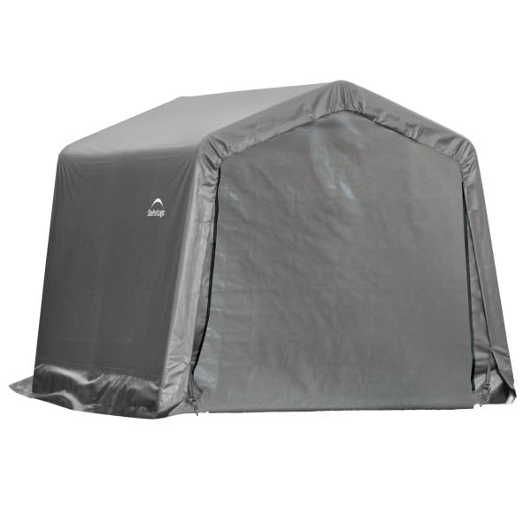 ShelterLogic Replacement Cover Kit Only No Frame-10x10x8 Peak Gray 90504 (7.5oz Gray)