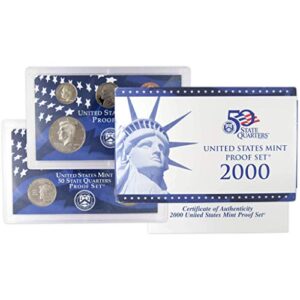2000 s us mint proof set original government packaging