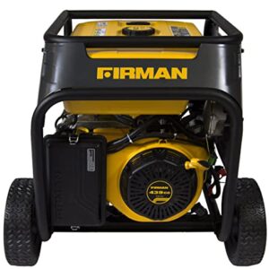 FIRMAN Dual Fuel Generator, Extended Run Time Portable Generator, 7125-Watt Generator with Electric Start, 439cc Engine, 13 Hours of Run Time