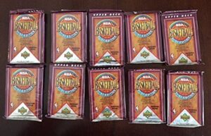 lot of 10 sealed 1991 92 upper deck basketball card un-opened packs. bonus michael jordan card with each lot!!!