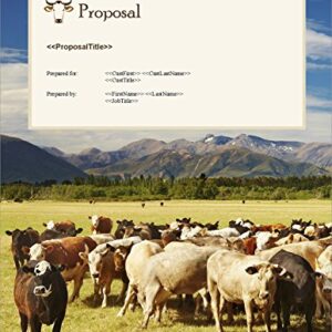 Proposal Pack Ranching #1 - Business Proposals, Plans, Templates, Samples and Software V20.0