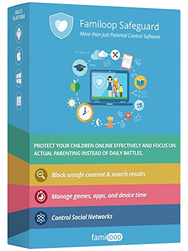 Parental Control Software - Familoop Safeguard. 3 devices 1 month licence. Porn blocker, Internet filter & screen time control for your kids..