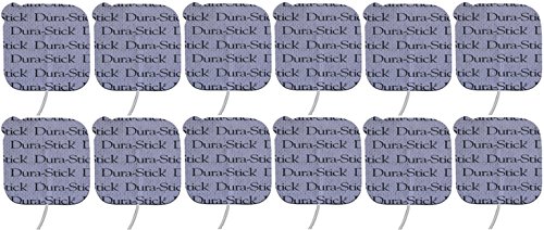 Dura-Stick Plus TM82480 2" x 2" Electrodes, 12 Electrodes Foam Pads (Pack of 12)