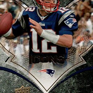 2008 Upper Deck Icons #58 Tom Brady New England Patriots NFL Football Card NM-MT