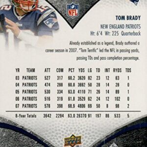 2008 Upper Deck Icons #58 Tom Brady New England Patriots NFL Football Card NM-MT