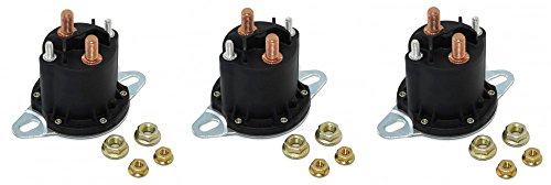 Buyers Products 1306317 Solenoid, 12v, Motor Relay, Continuous, Replaces Western #56131k-1 - Lot of 3