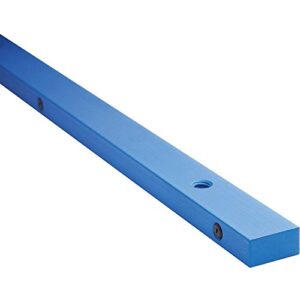 rockler 24" aluminum miter bar - aluminum bar for smooth-sliding action on table saws, router tables, workbenches, & more – for any standard 3/4" x 3/8" miter slot – accessories for table saw