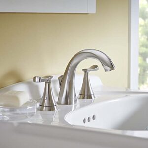 American Standard 7413801.295, Chatfield 8-Inch Widespread 2-Handle Bathroom Faucet 1.2 GPM, Brushed Nickel